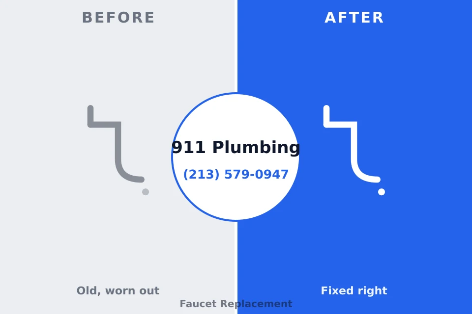 Before and after: plumbing company Inwood, FL